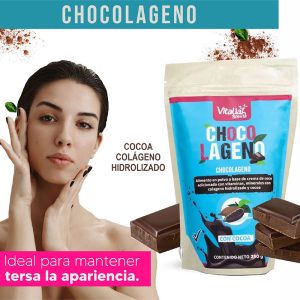 Colágeno con Cocoa CHOCOLAGENO VITALIAH Doypack X 250 g FOTO 2