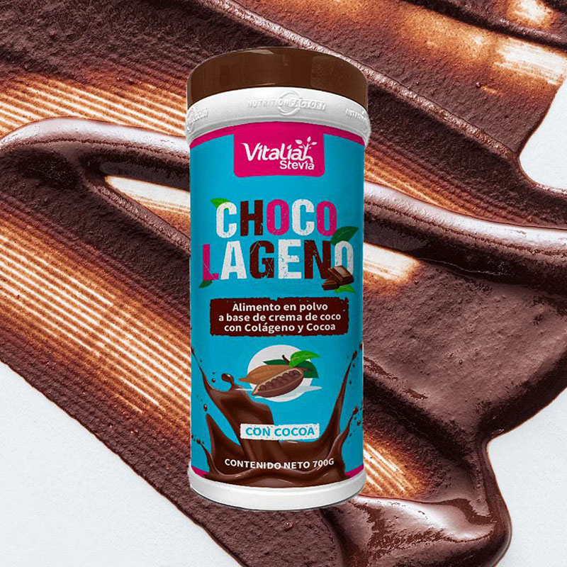 Colágeno con Cocoa CHOCOLAGENO VITALIAH X 700 g - Imagen 5