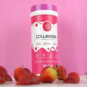 Colágeno con Uva Liofilizada VITALIAH Fresa X 700 g FOTO 2