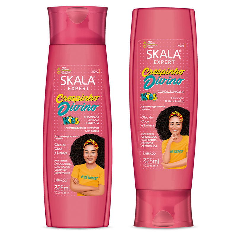 Kit Shampoo y Acondicionador CRESPINHO DIVINO SKALA X 325 mlX| - Imagen 3