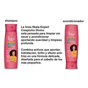 Kit Shampoo y Acondicionador CRESPINHO DIVINO SKALA X 325 ml FOTO 3