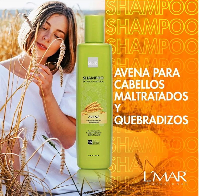 Shampoo Avena LMAR X 1000 ml - Imagen 2