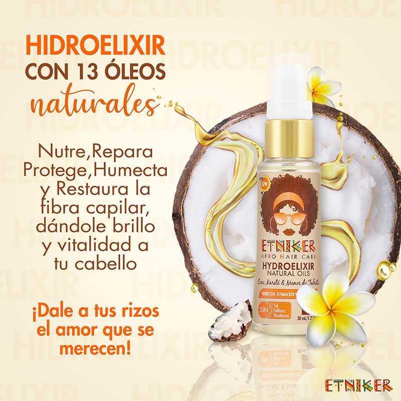 Tratamiento Capilar Hydroelixir ETNIKER LMAR X 38 ml - Imagen 4
