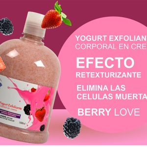 Yogurt Exfoliante LMAR Berry Love Frutos Rojos X 1000 g FOTO 2