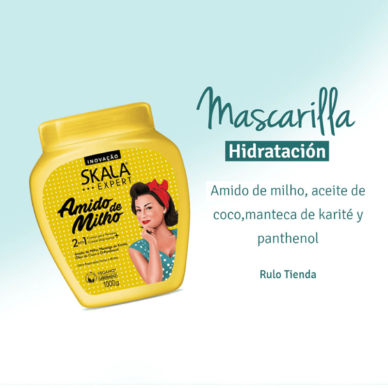 Crema de Tratamiento ALMIDÓN DE MAÍZ Amido de milho SKALA X 1000 g - Imagen 2