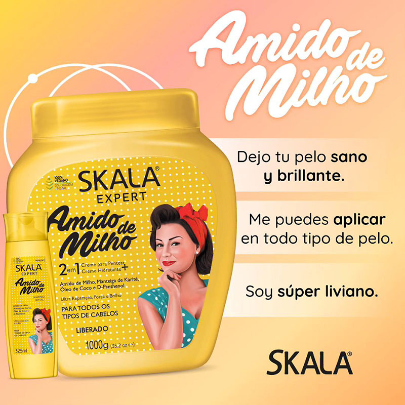 Crema de Tratamiento ALMIDÓN DE MAÍZ Amido de milho SKALA X 1000 g - Imagen 8