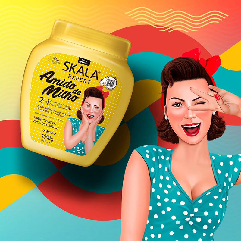 Crema de Tratamiento ALMIDÓN DE MAÍZ Amido de milho SKALA X 1000 g - Imagen 5