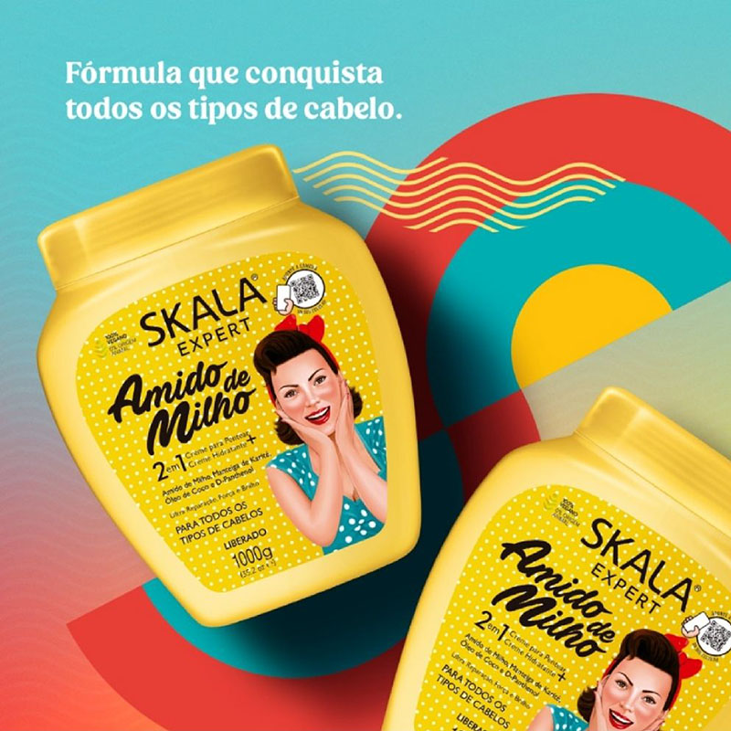 Crema de Tratamiento ALMIDÓN DE MAÍZ Amido de milho SKALA X 1000 g - Imagen 4