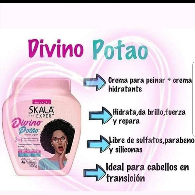 Crema de Tratamiento DIVINO POTAO Crespo Divino SKALA X 1000 g - Imagen 4
