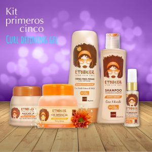 Kit Rizos 5 Primeros Productos ETNIKER LMAR con Gel Curly FOTO 2