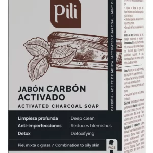Jabón de Carbón Activado PILI X 100 g