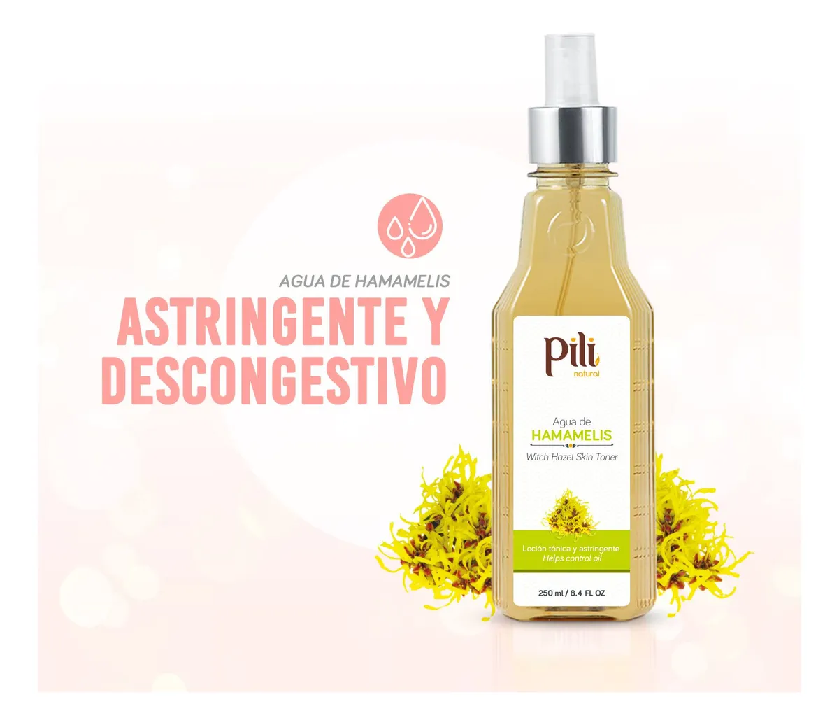 Agua De Hamamelis Pili 250 Ml - Imagen 2