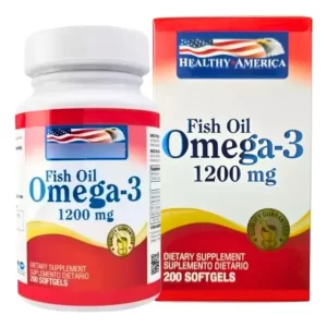 Omega 3 1200mg Healthy America X 200 Cap