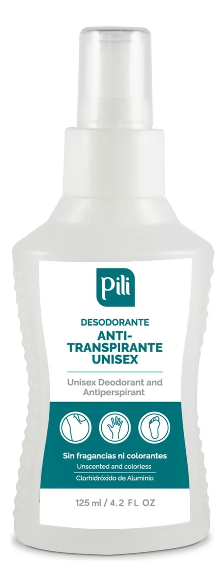 Desodorante en Spray Antitranspirante PILI Unisex X 125 ml