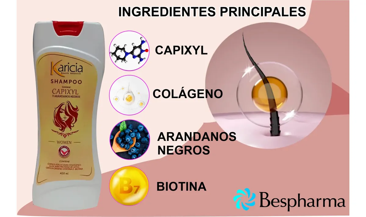 Shampoo Crecimiento Karicia - Imagen 5