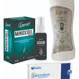 Kit Minoxidil Anticaída Shampoo