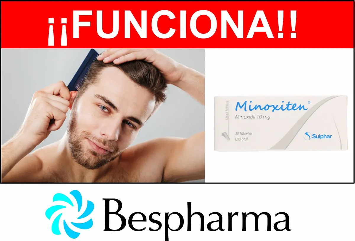 Minoxidil Crecimiento Capilar MINOXITEN SUIPHAR 2 Cajas X 30 Tab - Imagen 5