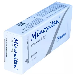 Minoxidil Crecimiento Capilar MINOXITEN SUIPHAR Caja X 30 Tab