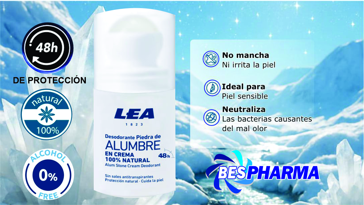 LEA Desodorante Piedra Alumbre en Crema X 50 ml - Imagen 2