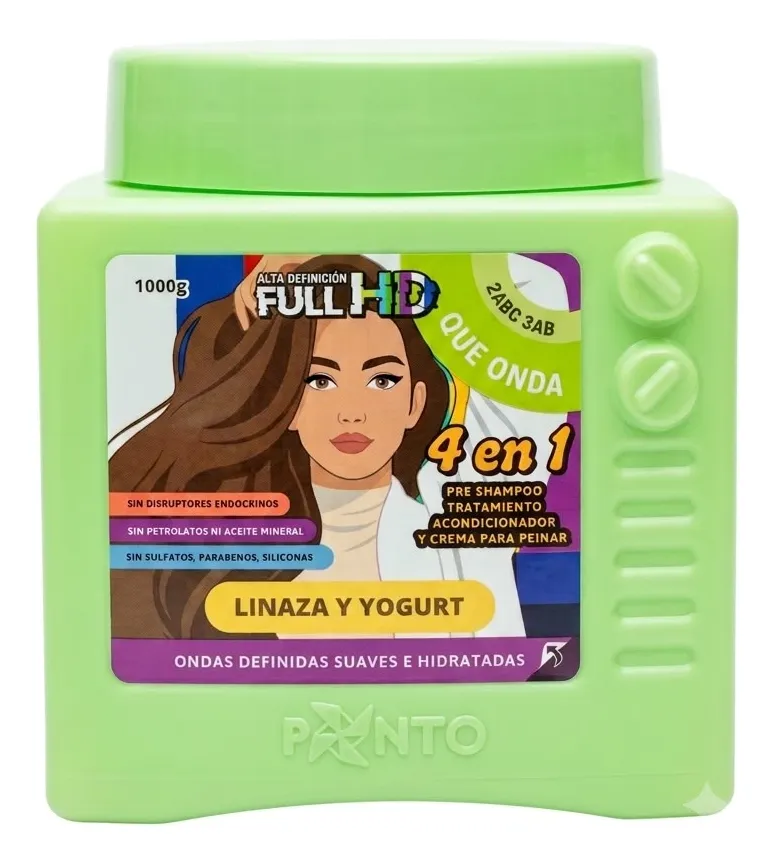 Ponto Full Hd Tratamiento 4 En 1 Que Onda Linaza Y Yogurt