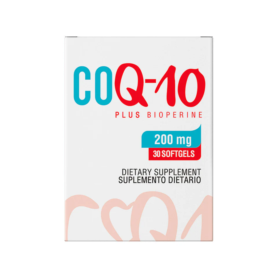 COQ-10 200 MG Plus Bioperine 30 CAP Healthy America