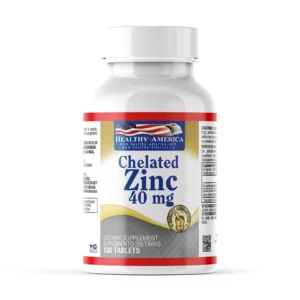 Chelated Zinc 40mg X100tab Healthy America